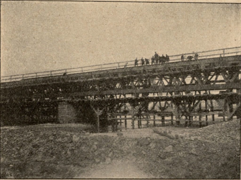 Budowa mostu na Nerze
