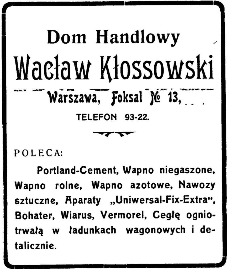 Dom Handlowy Wacław Kłossowski